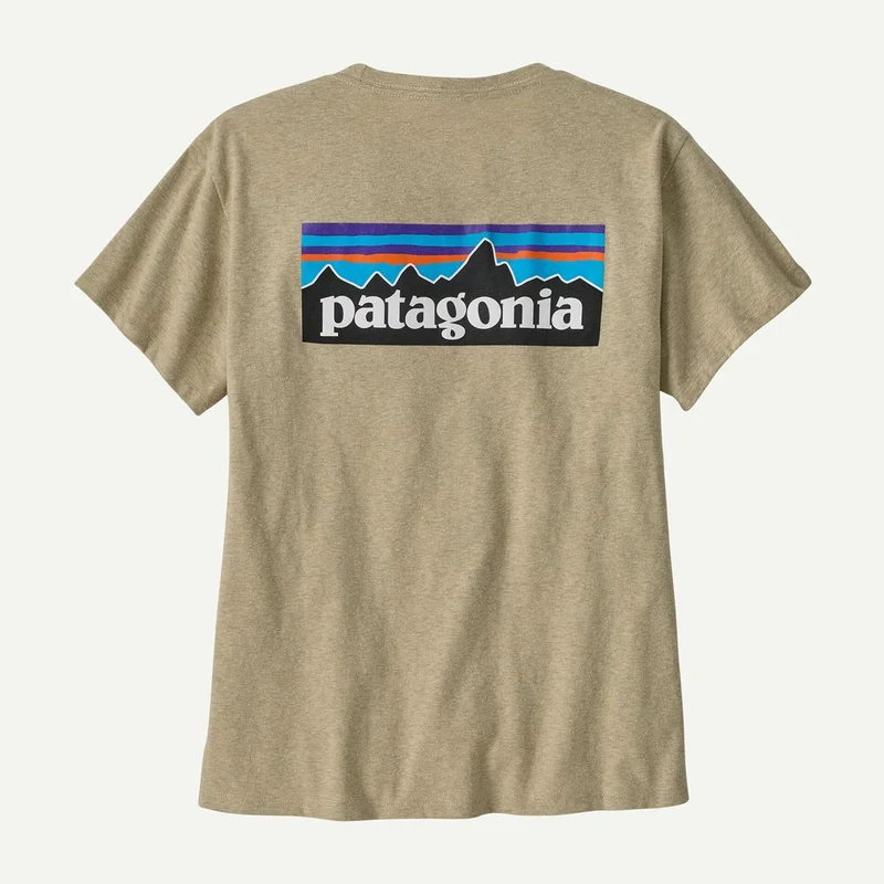 Patagonia Damen P-6 Logo Responsibili Tee Pumice