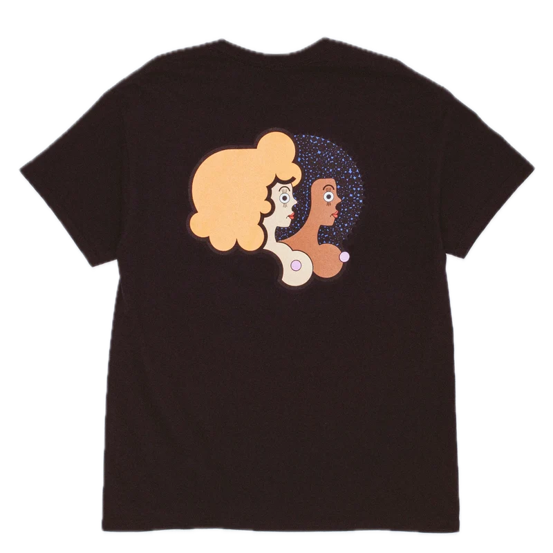 Fucking Awesome Two Women T-shirt Black