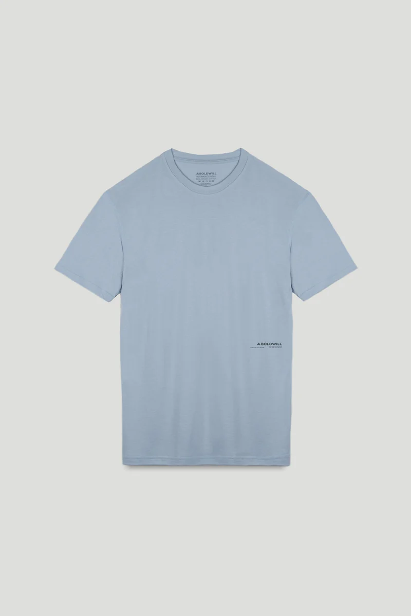 [PF35.Wood] T-Shirt - Arctic Blue