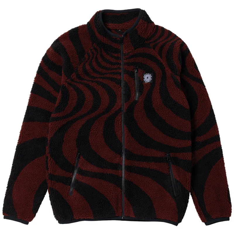 Spitfire Classic 87 Swirl Polar Fleece Jacket Black