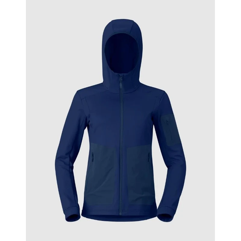 Norrøna Women's falketind warm2 stretch Hood - indigo night