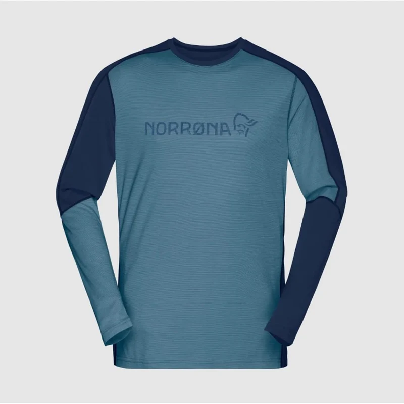Norrøna Men's falketind equaliser merino round Neck - calendula