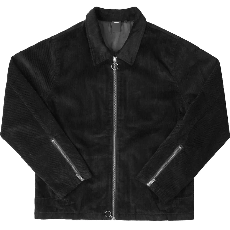 SYNOPTIC CORD JACKET BLACK