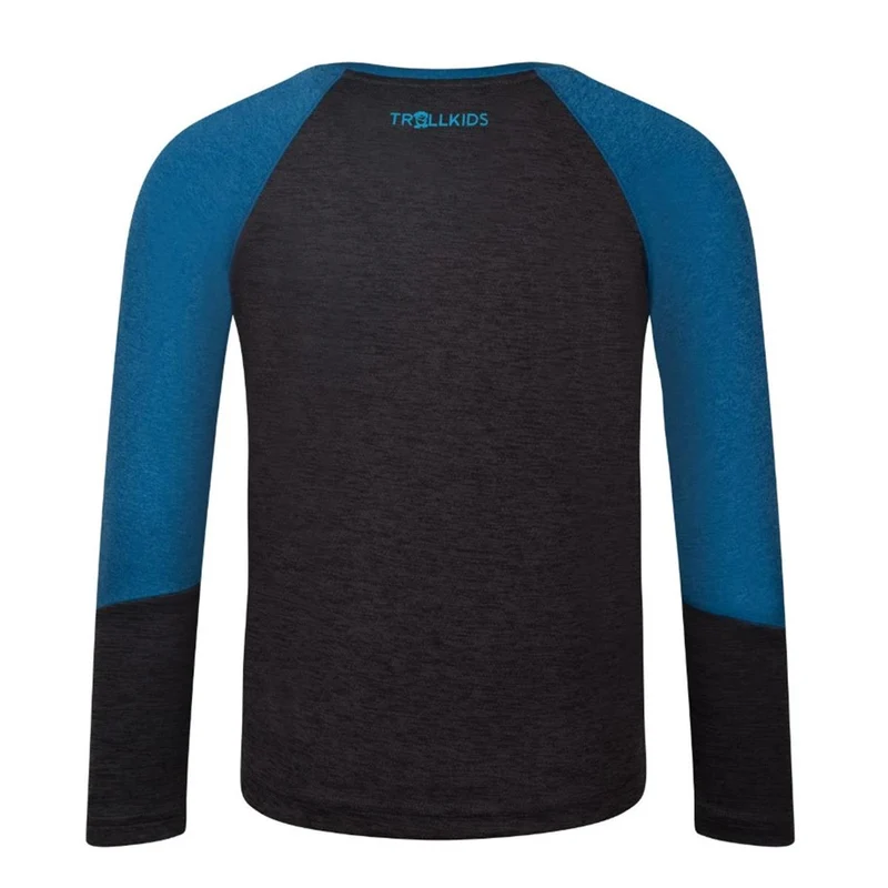 Trollkids- Kids Seiland Longsleeve - pool blue - Kinder