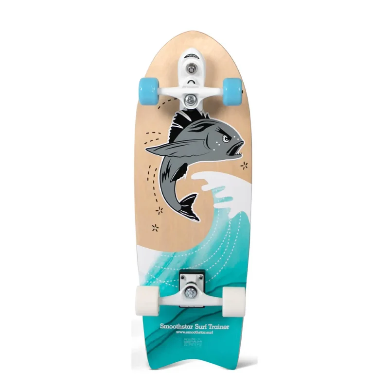 Smoothstar Skateboard THD Flying Fish Grey