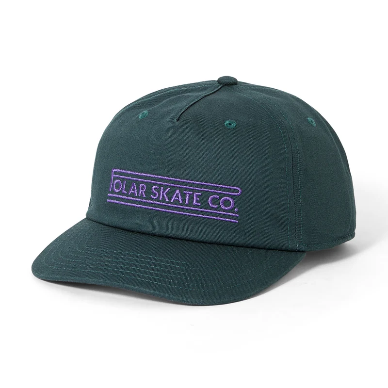 Jake Twill Stretch Logo Cap Dark Teal