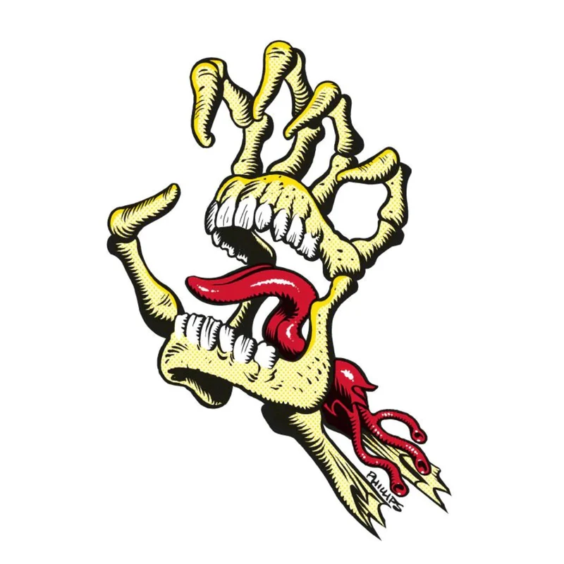 Bone Hand Sticker