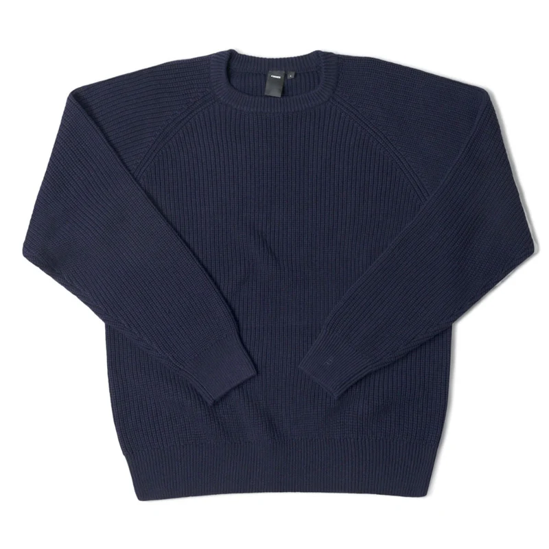 CIRCULATE KNIT CREW Navy