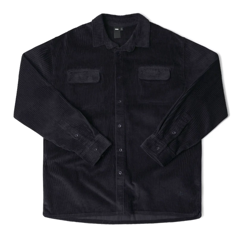 VIVIAN CORD LS SHIRT Navy