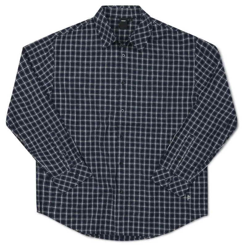 VIVIAN CHECK LS SHIRT Grey Check