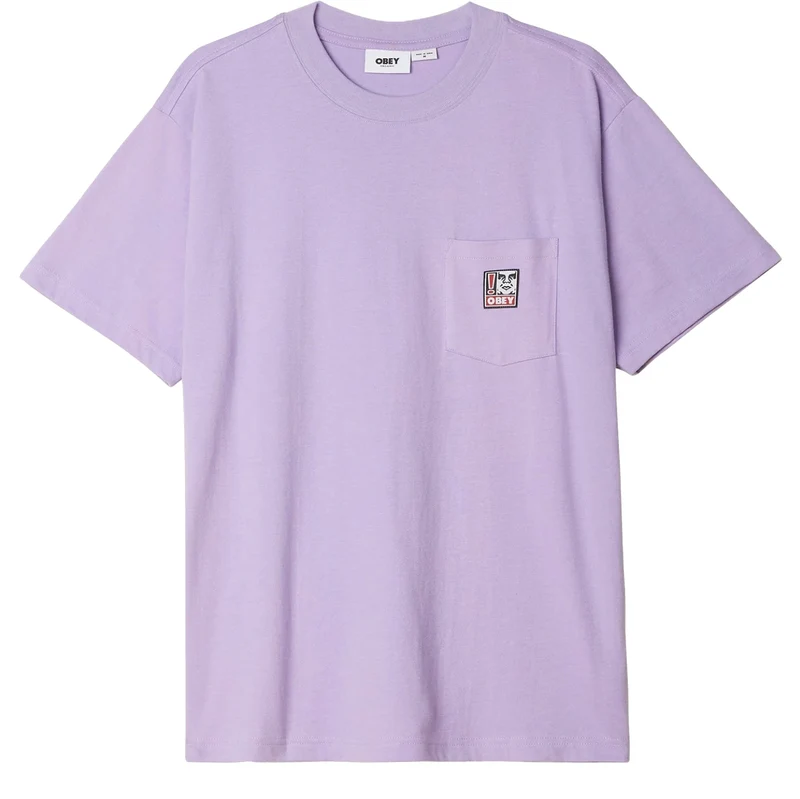 Point Pocket Organic T-Shirt Digital lavender