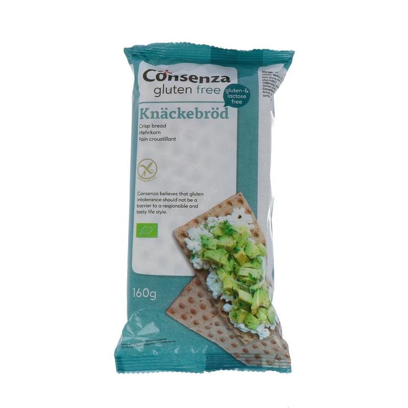 Consenza Knäckebröd meergranen 160 gram