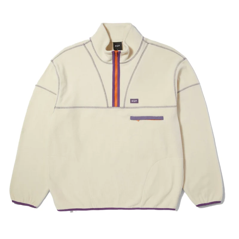ELYSIAN QUARTER ZIP FLEECE - BONE