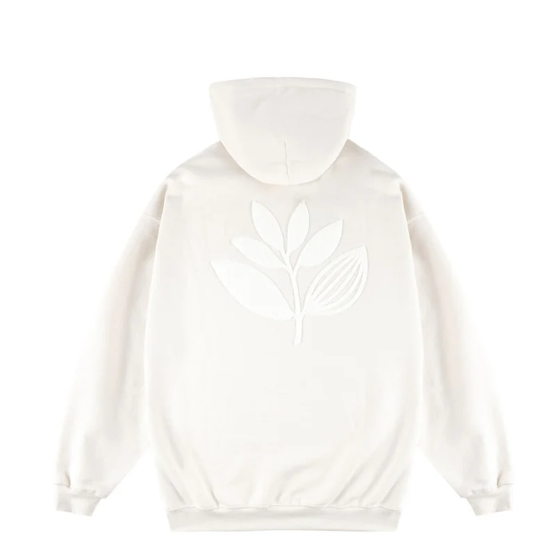 TERRY PLANT HOODIE NATURAL