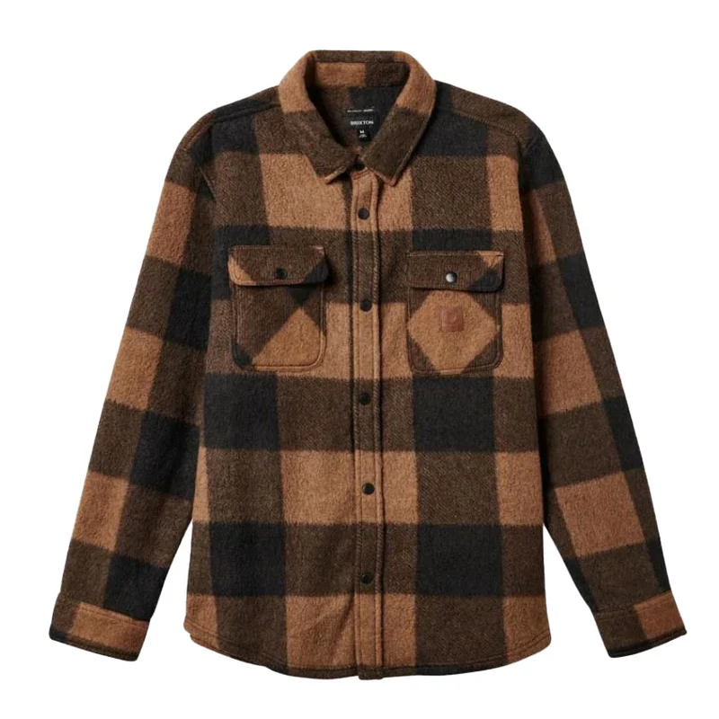 BOWERY LS ARCTIC STRETCH FLEECE BISON BLACK