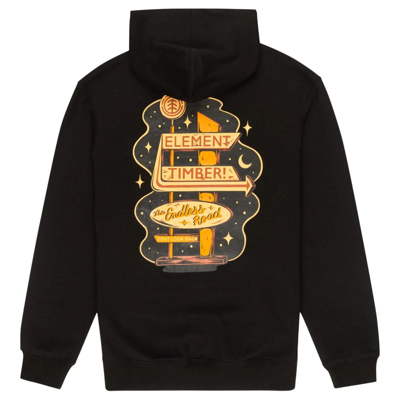 TIMBER MOTEL HOOD FLINT BLACK