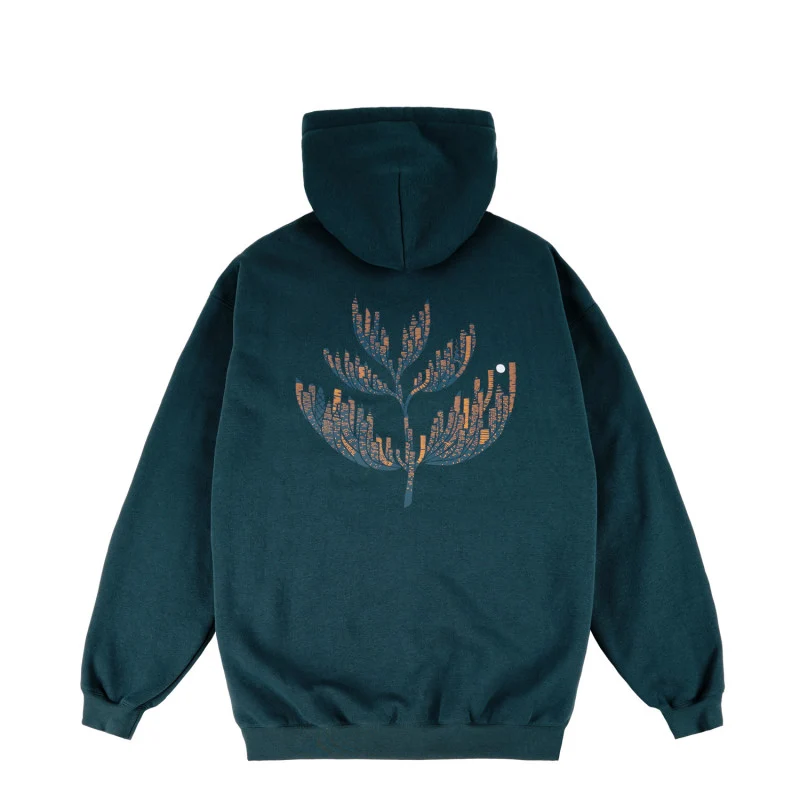 DOWNTOWN HOODIE - PETROL BLUE