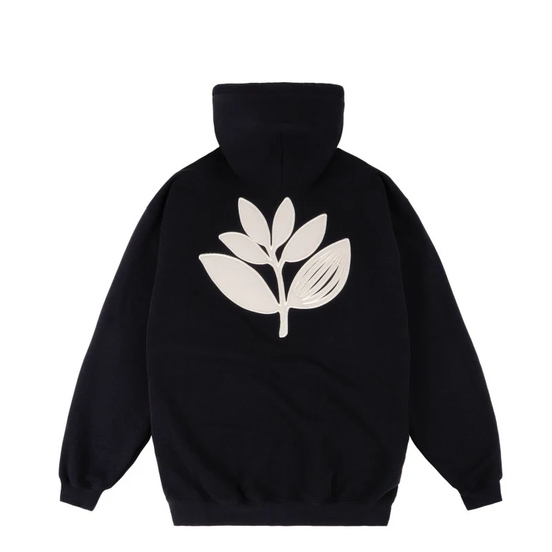 CORD PLANT HOODIE - BLACK