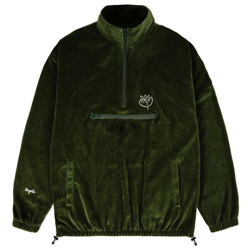 DIMANCHE VELOURS HIGHNECK - FORREST GREEN