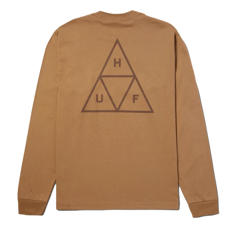 HUF SET TT L/S TEE - CAMEL