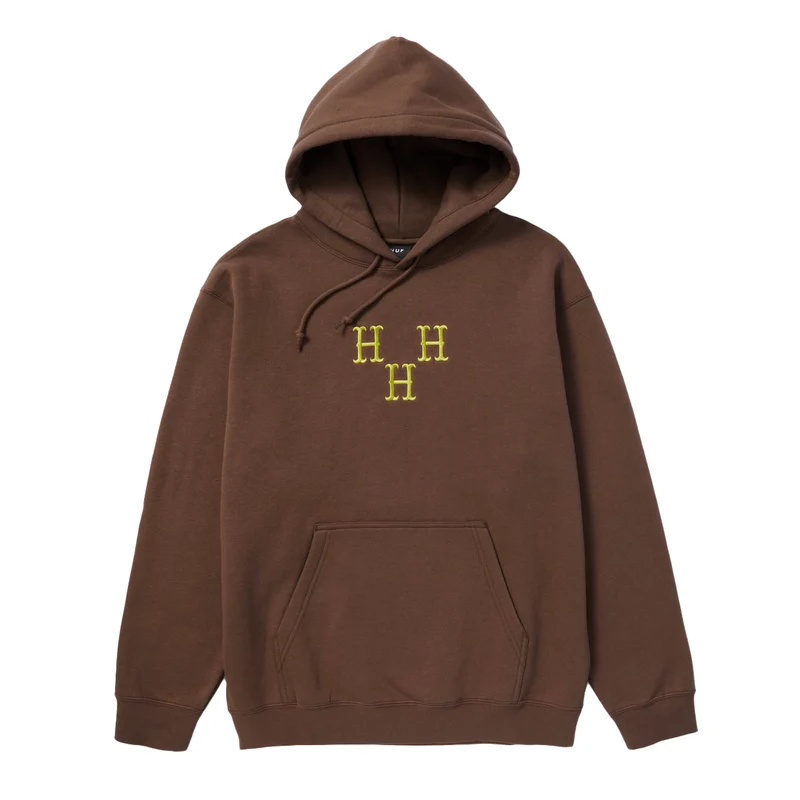 HAT TRICK P/O HOODIE - COFFEE