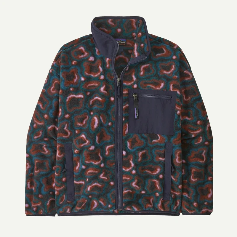 Patagonia Damen Synchilla Fleece Jacke Soft Spirea: Dried Vanilla