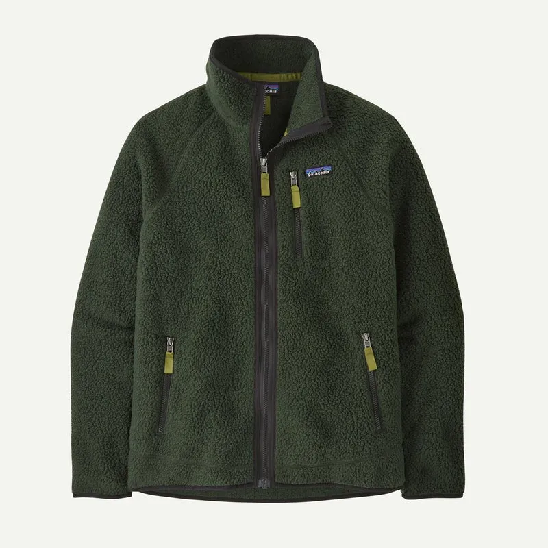 Patagonia Herren Retro Pile Fleece Jacke Old Growth Green