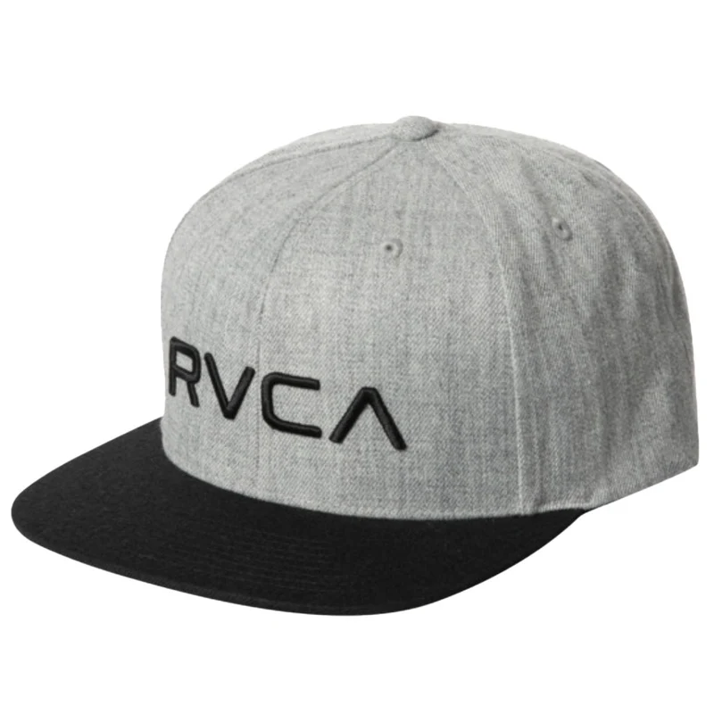 RVCA TWILL SNAPBACK II HEATHER GREY/BLACK