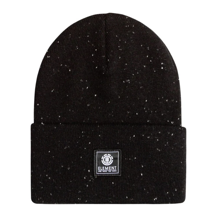 DUSK PATTERN BEANIE BLACK HEATHER
