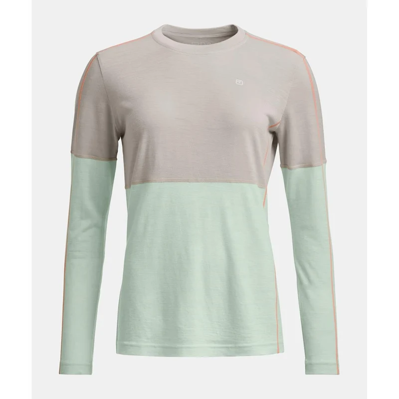 Ortovox 185 Rock'n'Wool Longesleeve Women white tea