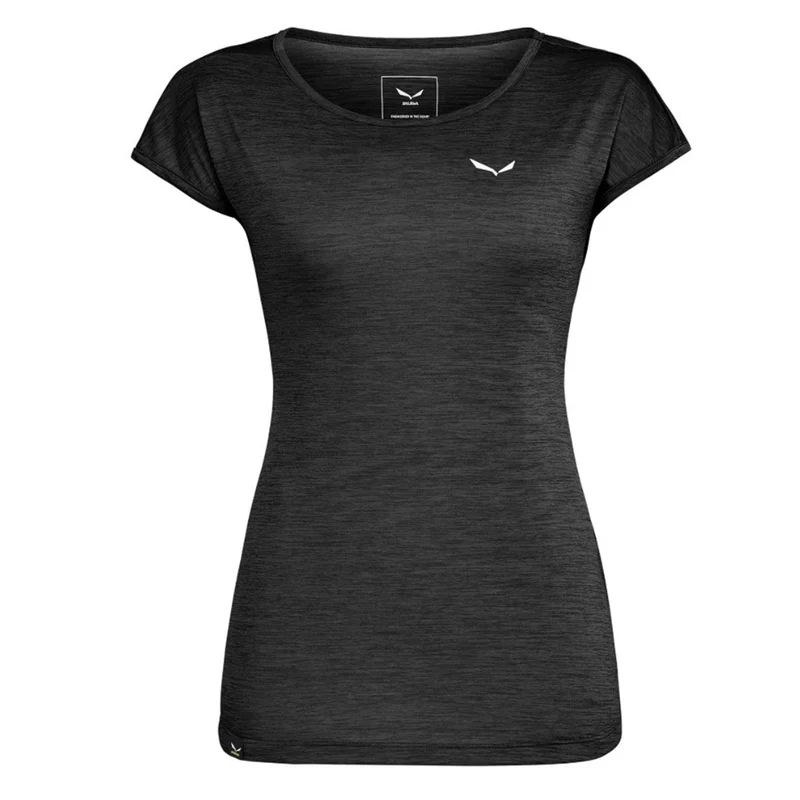 Salewa Puez Melange Dry'Ton T-Shirt Damen black out melange