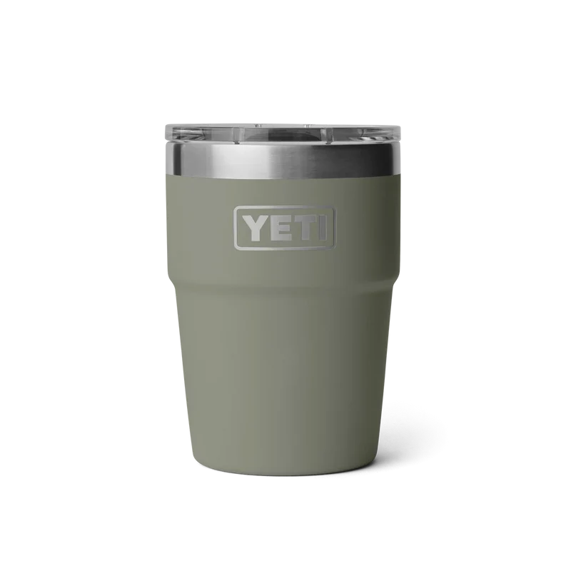Yeti Rambler 16 OZ Stackable Cup MS Pampa Green