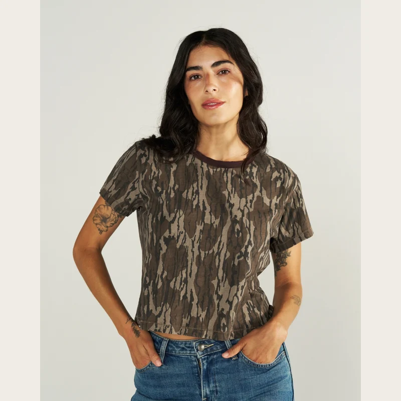 Women's Tecovas x Mossy Oak Ringer Tee