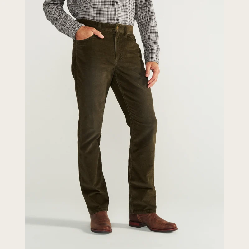 Men's Slim Straight Stretch Corduroy