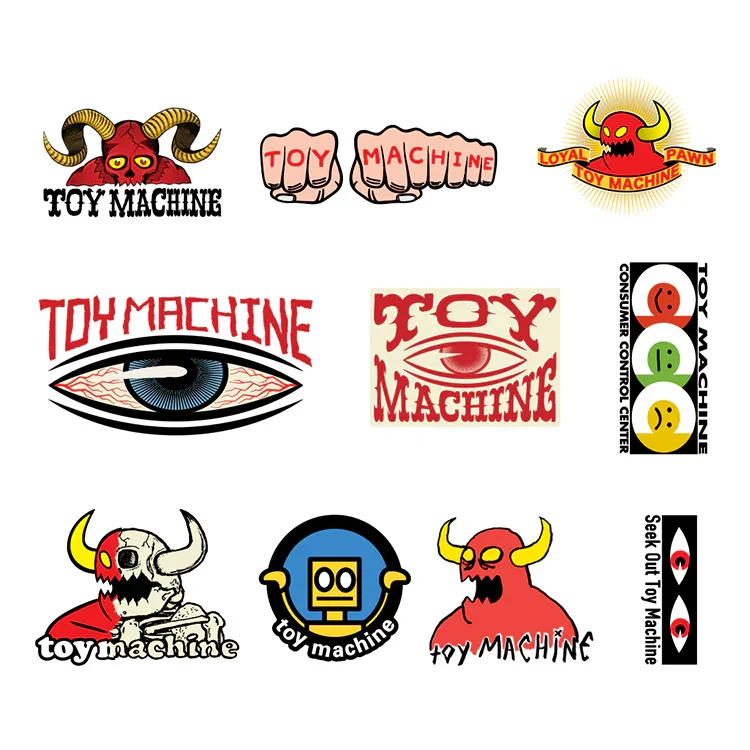 Toy Machine Sticker Pack 1 10 Pack