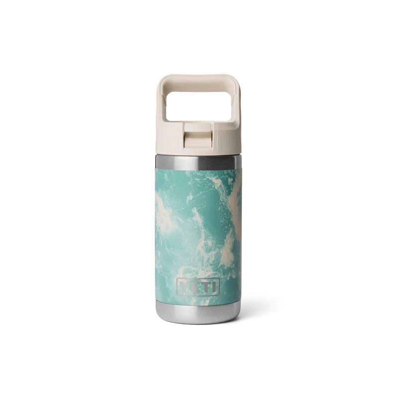 Yeti Rambler Jr 12 Oz Kids Bottle Seafoam Pattern
