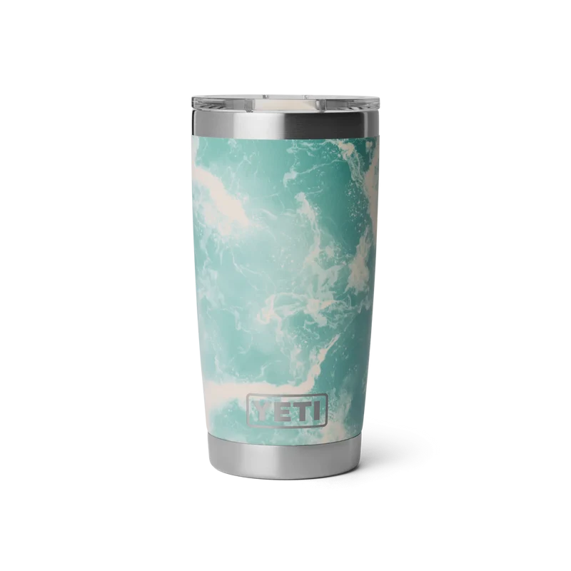 Yeti Rambler 20 Oz Stackable Cup Seafoam Pattern