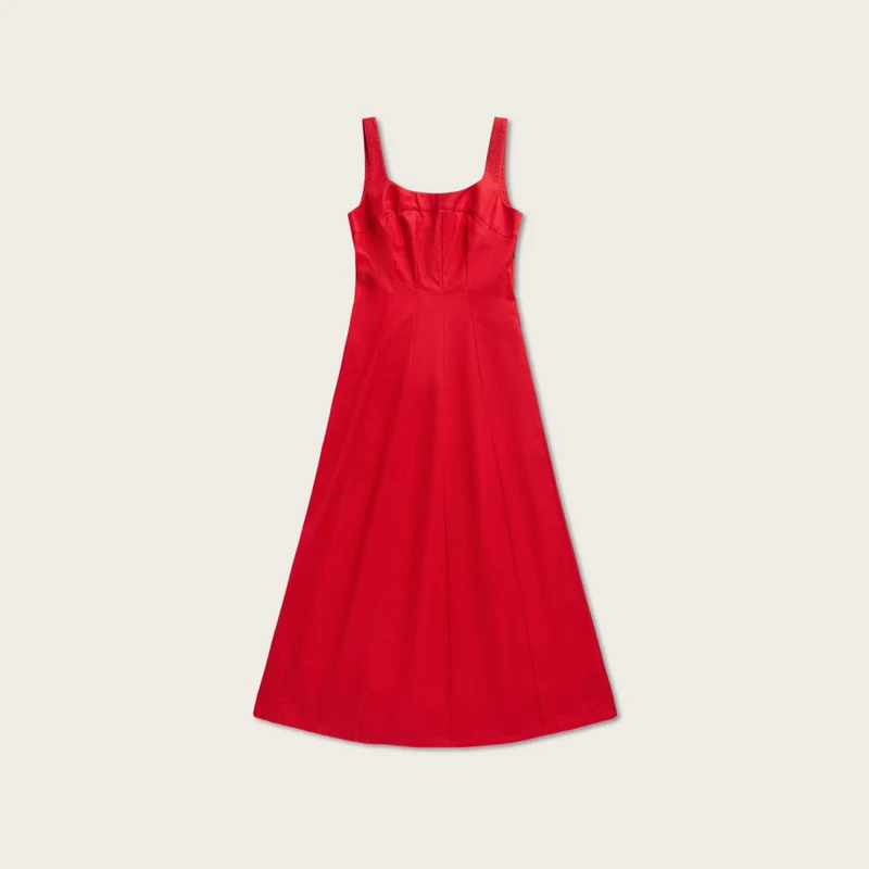 Women's Sleeveless A-Line Maxi Dress