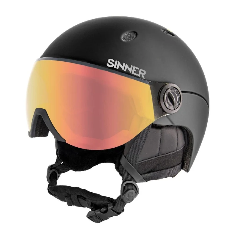Titan Visor Matte Black Red