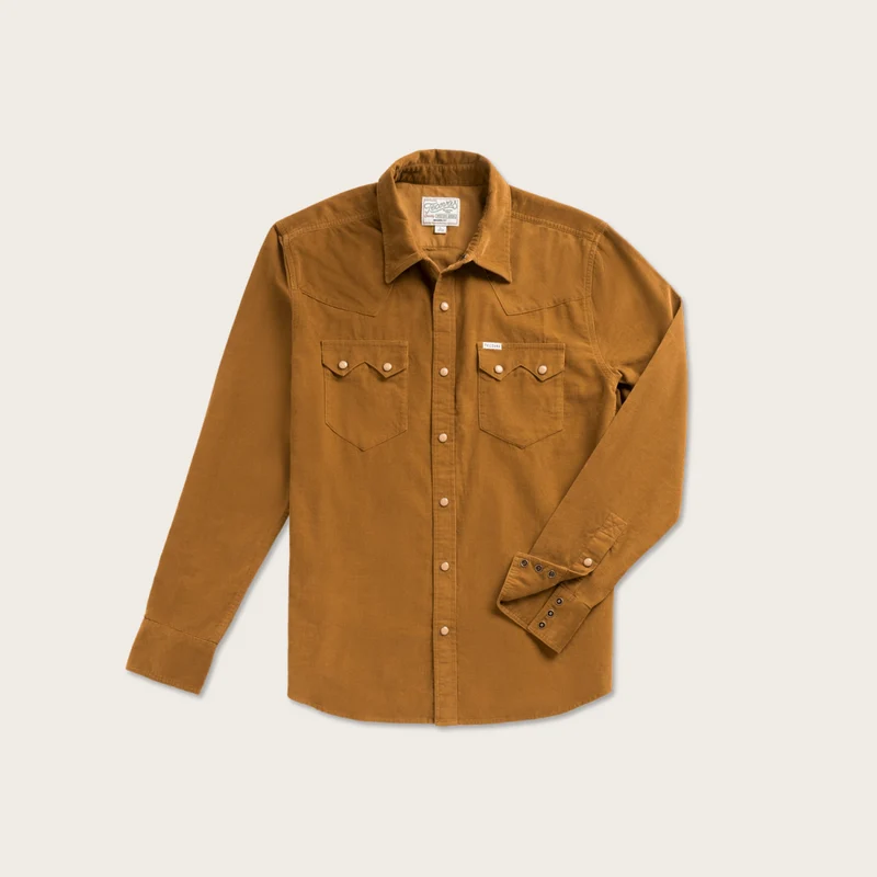 Men's Texas Weight Corduroy Pearl Snap