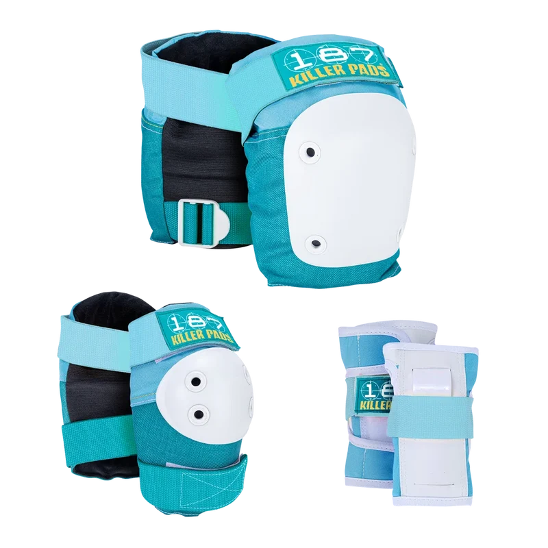 187 Killer Pads Adult Six Pack Set Teal