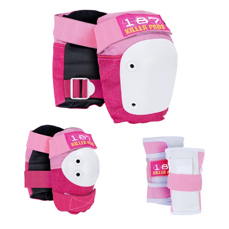 187 Killer Pads Jr. Six Pack Set Pink