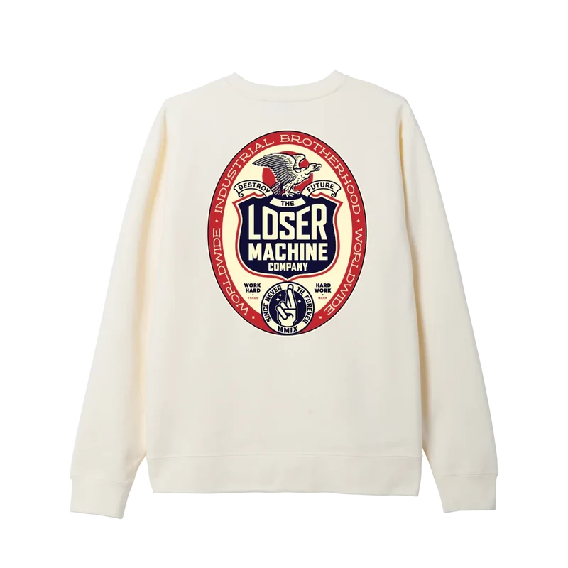 Loser Machine Work Hard Crew Sweater