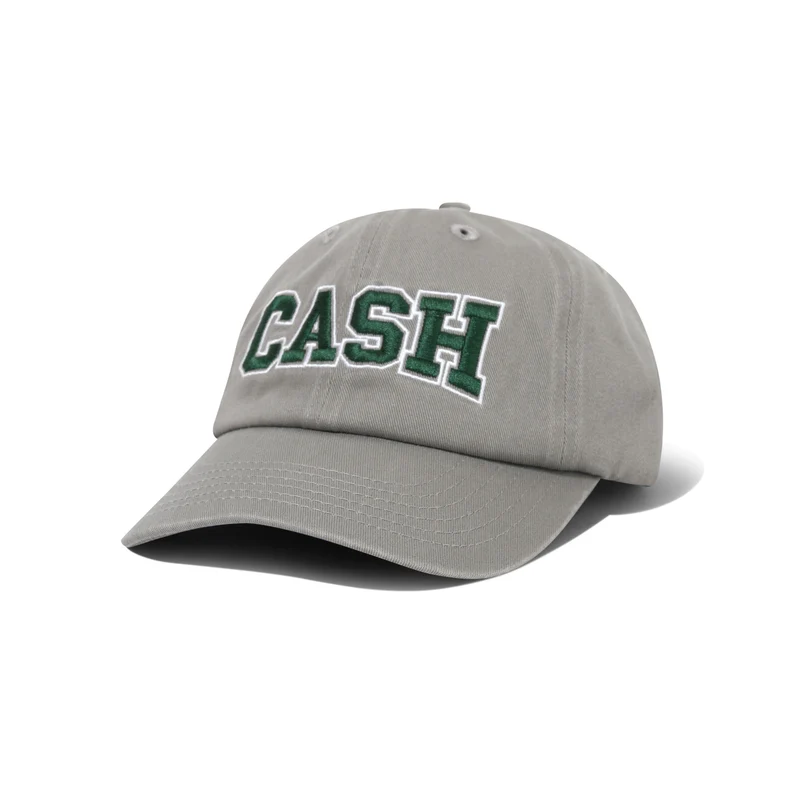 Cash Only Campus 6 Panel Cap Washed Grey