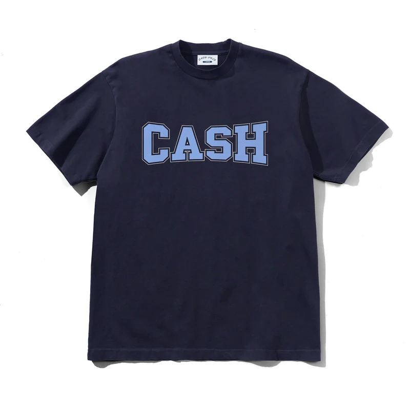 Cash Only Campus Tee Washed Navy