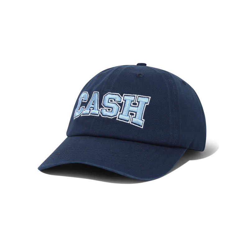 Cash Only Campus 6 Panel Cap Washed Navy