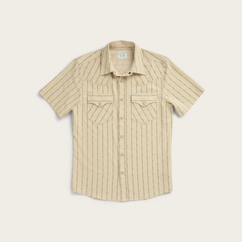 Men's Performance Western Short Sleeve Pearl Snap