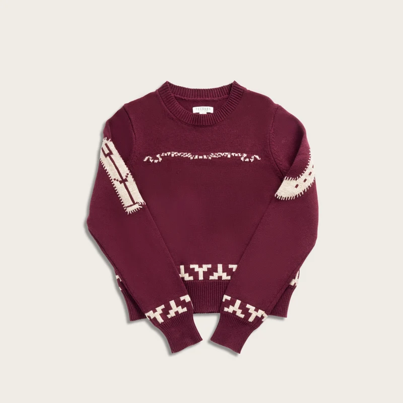 Women's Crew Neck Lucky Boots Sweater