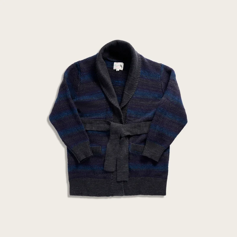 Men's Shawl Collar Wrap Sweater