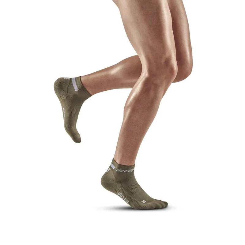 CEP The Run low cut Socks Olive 2023